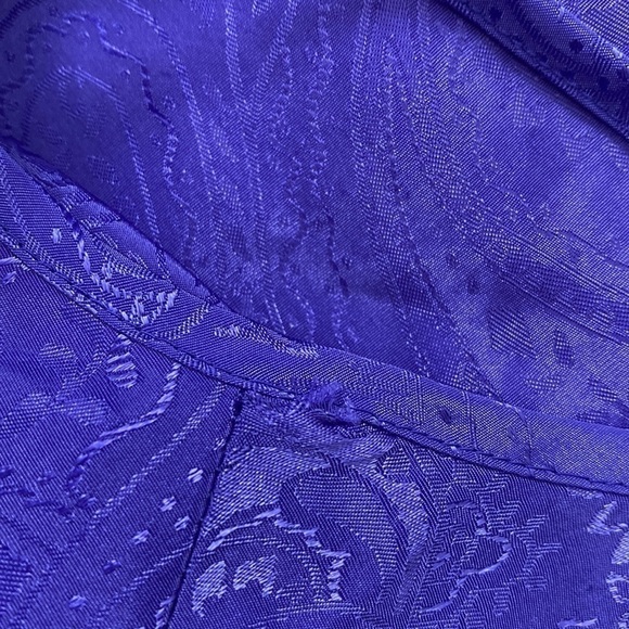 VINTAGE INTIMATE MOODS Satin Purple Slip Cutout Sexy Night Date Holiday Medium - Picture 7 of 7